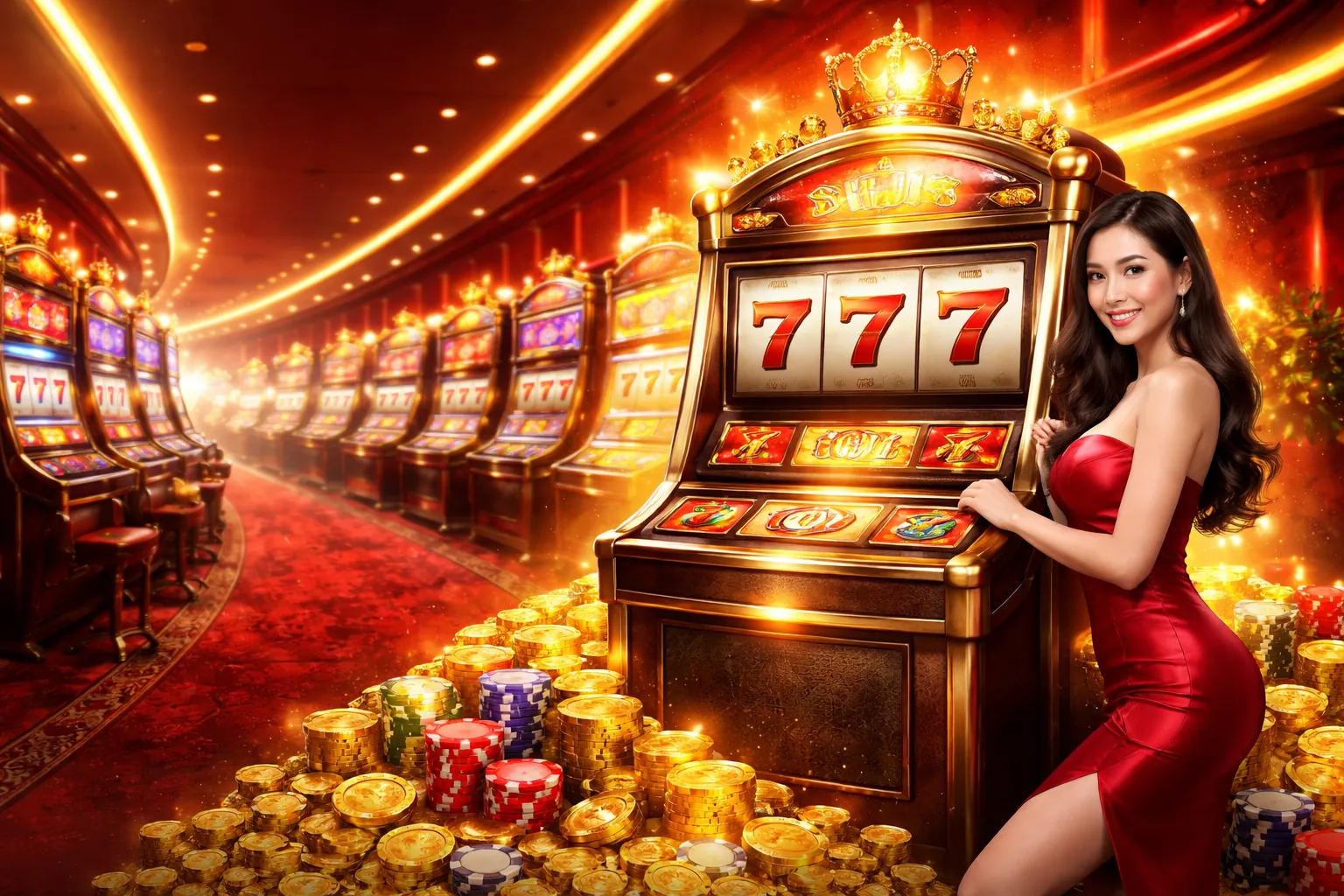 Sảnh casino trực tuyến sôi động tại Kubet chính thức